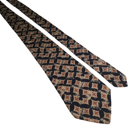 GAP Men’s Silk Tie Vintage Designer Casual Office Dad Gift Tiny Snag Yuppie Core - Picture 1 of 5
